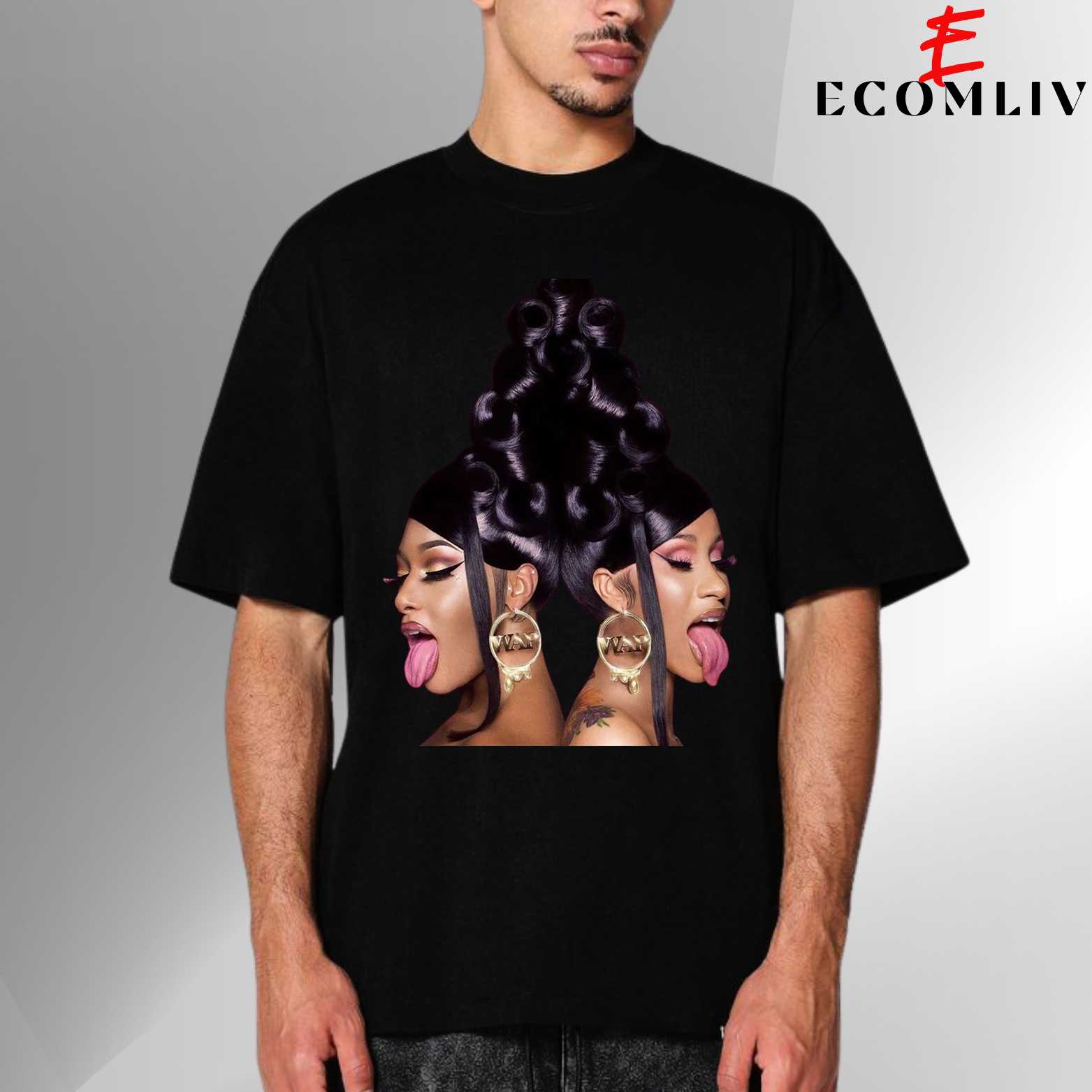 Cardi B Wap T-Shirt, Unisex Rap Trap Streetwear Tee